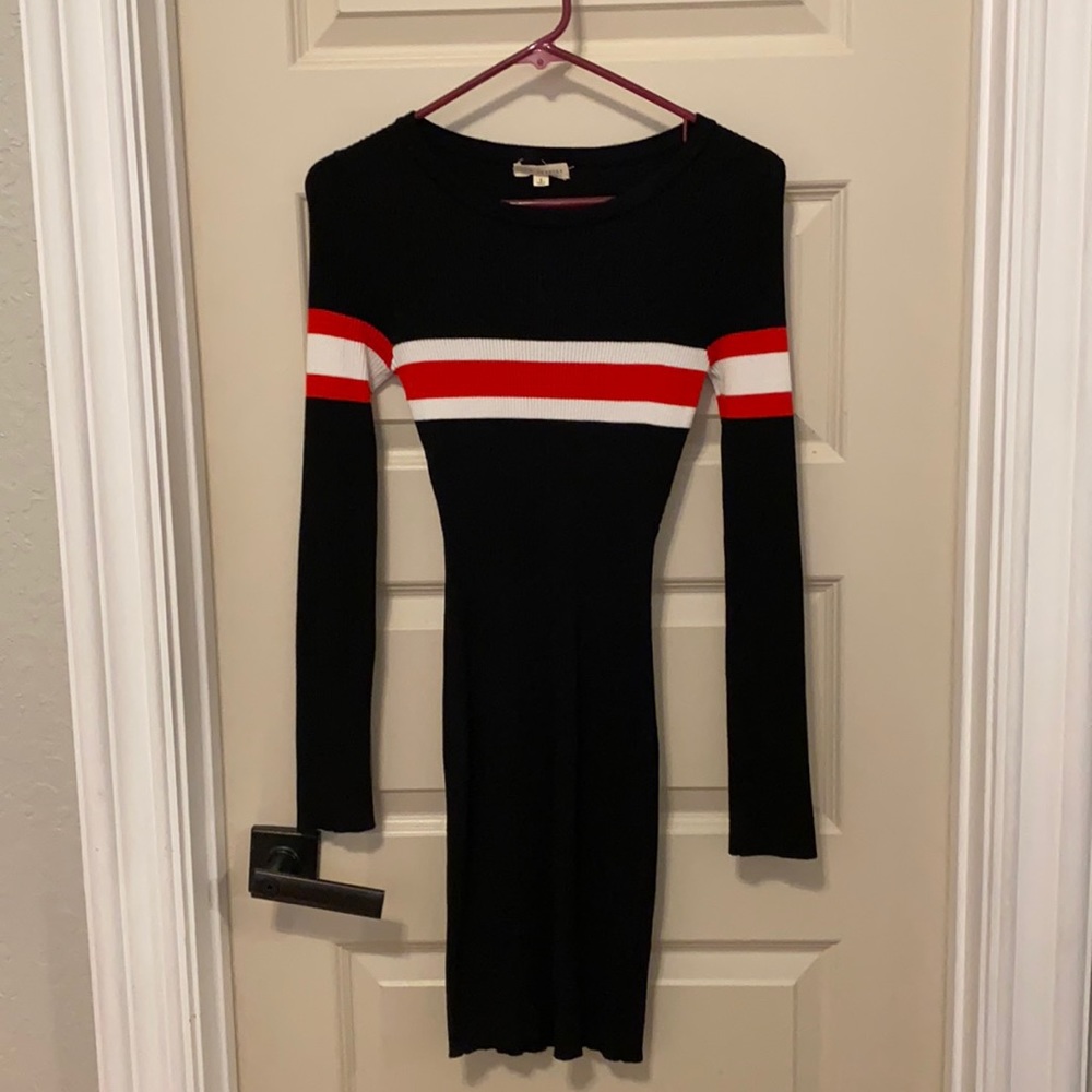 Pacsun bodycon long sleeve dress